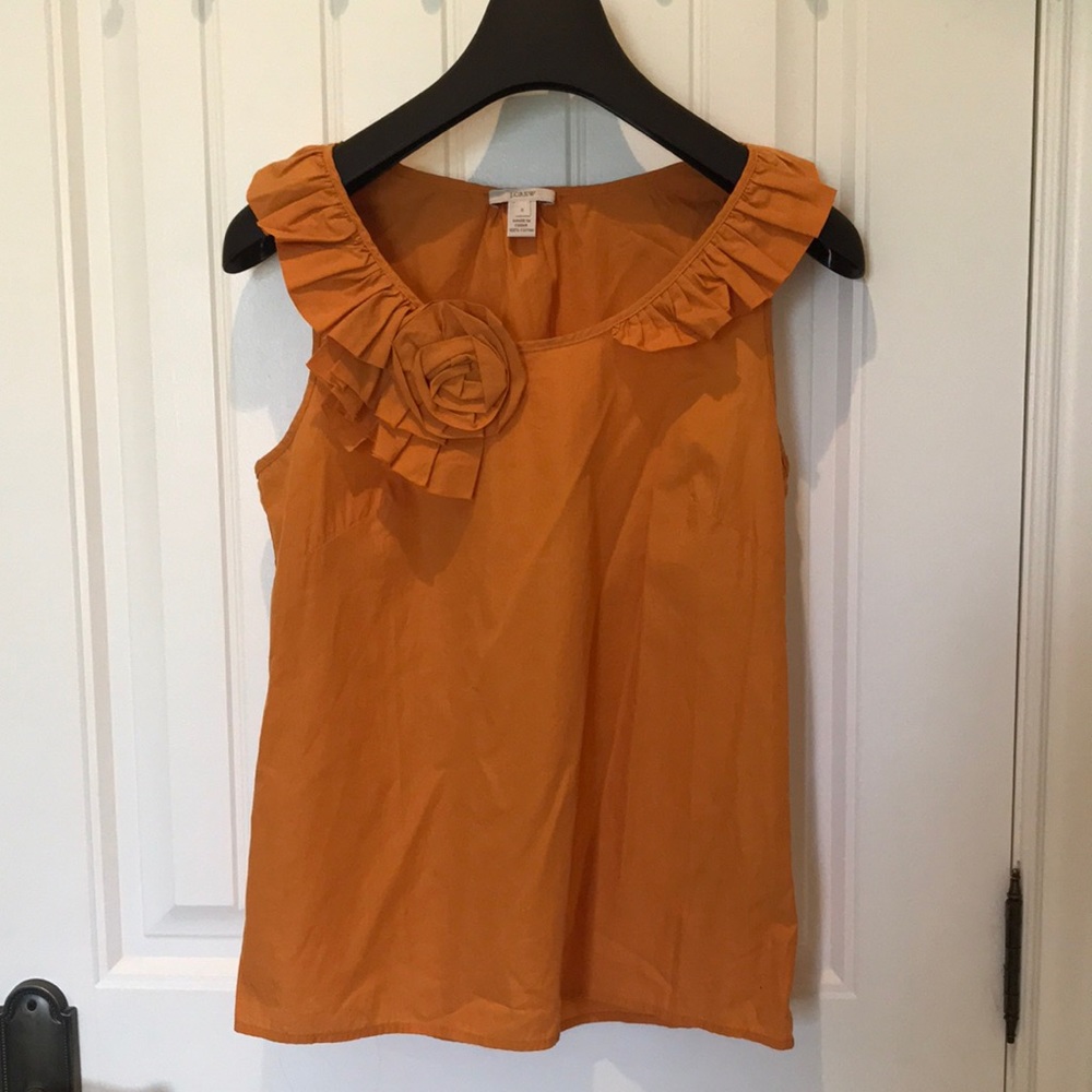 J.Crew ruffle top size 2 (c)